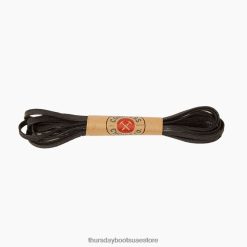 رجال أسود أربطة قطن مشمع مسطحة Thursday Boots مُكَمِّلات Z640JR289