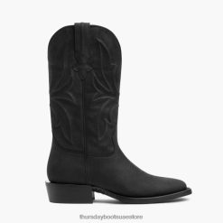 رجال أسود غير لامع اليأس Thursday Boots أحذية Z640JR102