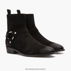 رجال جلد الغزال الأسود ظفيرة Thursday Boots أحذية Z640JR90