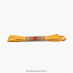 نحيف أصفر أربطة قطن مشمع مسطحة Thursday Boots مُكَمِّلات Z640JR544