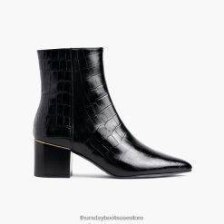 نحيف التمساح الأسود لونا Thursday Boots أحذية Z640JR414