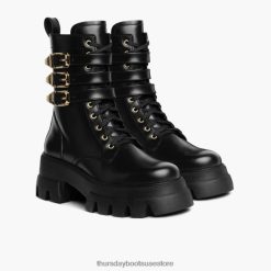 نحيف الذهب الأسود سلالة حاكمة Thursday Boots أحذية Z640JR413