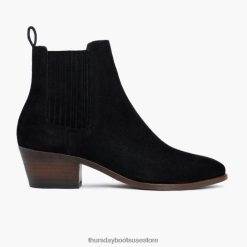 نحيف جلد الغزال الأسود حذاء الحالم Thursday Boots أحذية Z640JR375
